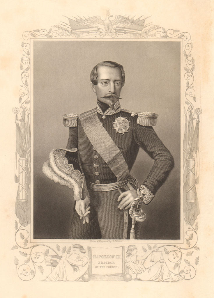 Napoleon III, Emperor of the French. Charles-Louis Napoléon Bonaparte 1860